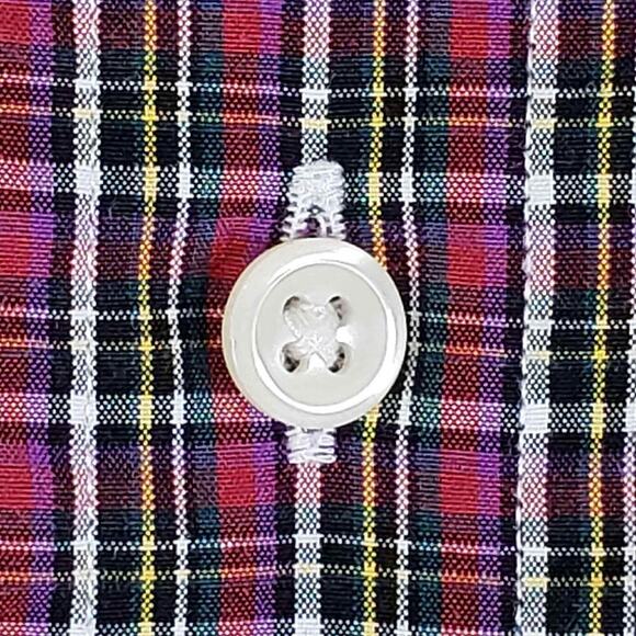 Polo Ralph Lauren Oxford Shirt Men's Size Small S Red Plaid LS Button Down - Picture 4 of 8